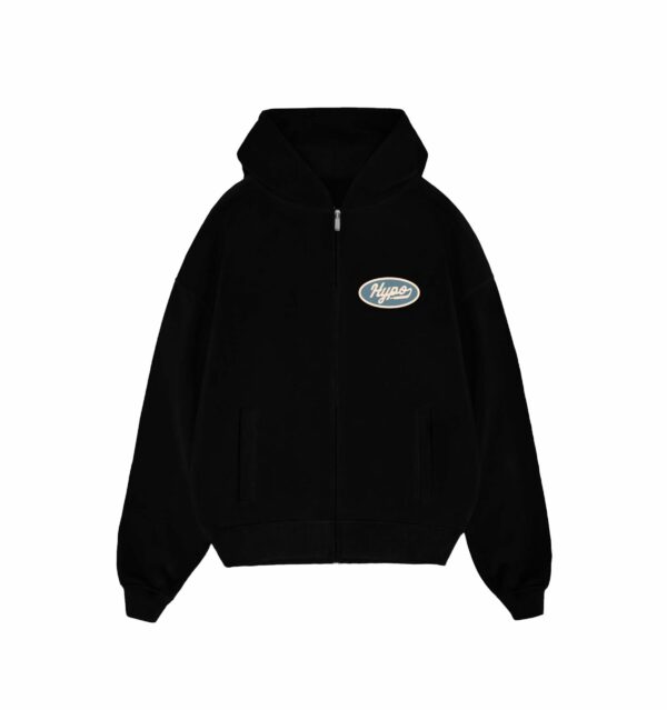 Shoelace Zip Hoodie